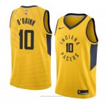 Maglia Indiana Pacers Kyle O'quinn #10 Statement 2018 Giallo