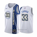 Maglia Indiana Pacers Myles Turner #33 Citta Bianco