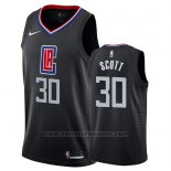 Maglia Los Angeles Clippers Mike Scott #30 Statement 2019 Nero