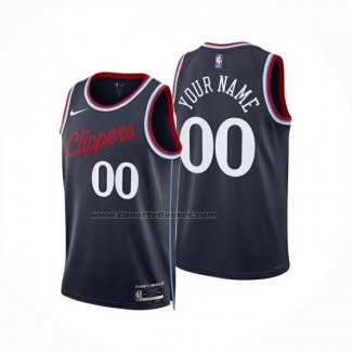 Maglia Los Angeles Clippers Personalizzate Icon 2024-25 Blu