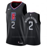 Maglia Los Angeles Clippers Shai Gilgeous-alexander #2 Statement 2019 Nero