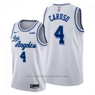 Maglia Los Angeles Lakers Alex Caruso #4 Classic Edition 2019-20 Bianco