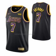 Maglia Los Angeles Lakers Carmelo Anthony NO 7 Earned Nero