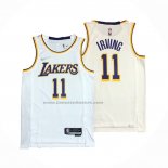 Maglia Los Angeles Lakers Kyrie Irving NO 11 Association Bianco