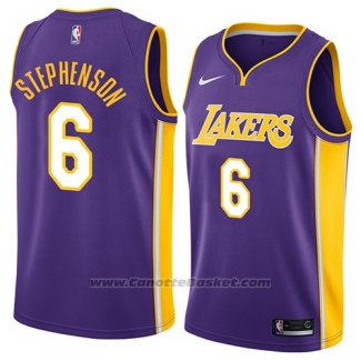 Maglia Los Angeles Lakers Lance Stephenson #6 Statement 2018 Viola