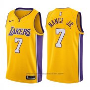 Maglia Los Angeles Lakers Larry Nance Jr. #7 Icon 2017-18 Or