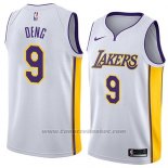 Maglia Los Angeles Lakers Luol Deng #9 Association 2018 Bianco