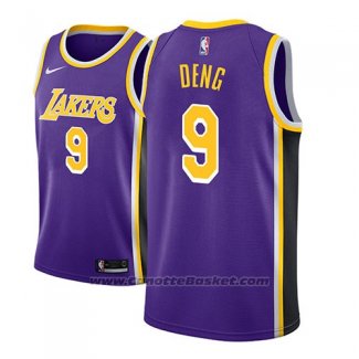 Maglia Los Angeles Lakers Luol Deng #9 Statement 2018-19 Viola