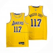 Maglia Los Angeles Lakers x X-BOX Master Chief NO 117 Giallo