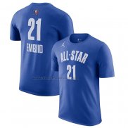 Maglia Manica Corta All Star 2023 Joel Embiid Blu