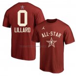 Maglia Manica Corta All Star 2024 Damian Lillard Rosso