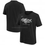 Maglia Manica Corta Boston Celtics 2024 NBA Playoffs Mantra Nero