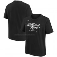 Maglia Manica Corta Boston Celtics 2024 NBA Playoffs Mantra Nero