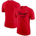 Maglia Manica Corta Chicago Bulls Rosso