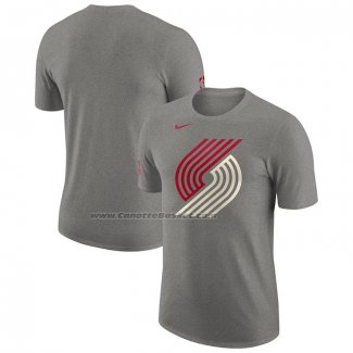 Maglia Manica Corta Portland Trail Blazers Citta 2023-24 Grigio