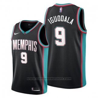 Maglia Memphis Grizzlies Andre Iguodala #9 Classic 20th Season Nero