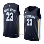Maglia Memphis Grizzlies Ben Mclemore #23 Icon 2018 Blu