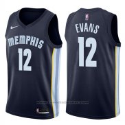 Maglia Memphis Grizzlies Tyreke Evans #12 Icon 2017-18 Blu