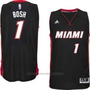 Maglia Miami Heat Chris Bosh #1 Nero