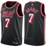 Maglia Miami Heat Goran Dragic #7 Classic 2017-18 Nero