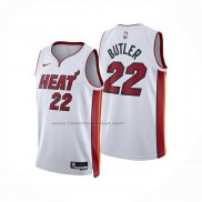 Maglia Miami Heat Jimmy Butler No 22 Association 2025-26 Bianco