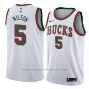 Maglia Milwaukee Bucks D. J. Wilson #5 Citta 2018-19 Giallo