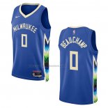 Maglia Milwaukee Bucks Marjon Beauchamp #0 Citta 2022-23 Blu