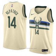 Maglia Milwaukee Bucks Sean Kilpatrick #14 Citta 2018 Crema