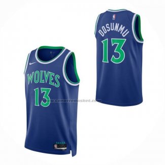 Maglia Minnesota Timberwolves Ayo Dosunmu No 13 Icon 2026-27 Blu