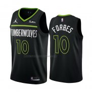 Maglia Minnesota Timberwolves Bryn Forbes #10 Statement 2022-23 Nero