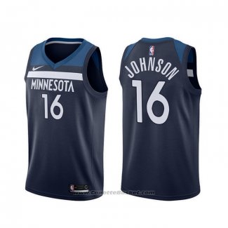 Maglia Minnesota Timberwolves James Johnson #16 Icon Blu