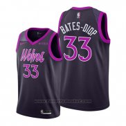 Maglia Minnesota Timberwolves Keita Bates-Diop #33 Citta Edition Viola