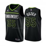 Maglia Minnesota Timberwolves P.J. Dozier #35 Statement 2022-23 Nero