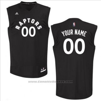 Maglia Moda Nero Toronto Raptors Adidas Personalizzate Nero