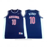 Maglia NCAA Arizona State Atlanta Hawks Mike Bibby #10 Blu