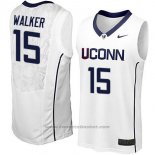 Maglia NCAA Connecticut Walker #15 Bianco