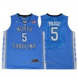 Maglia NCAA North Carolina Tar Heels Marcus Paige #5 Blu