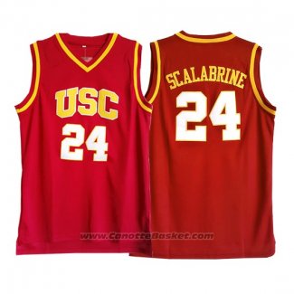 Maglia NCAA USC Brian Scalabrine #24 Rosso