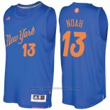 Maglia Natale 2016 New York Knicks Joakim Noah #13 Blu
