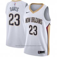 Maglia New Orleans Pelicans Anthony Davis #23 Association 2017-18 Bianco