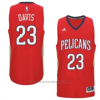 Maglia New Orleans Pelicans Anthony Davis #23 Rosso
