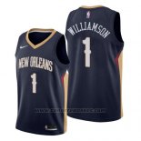 Maglia New Orleans Pelicans Zion Williamson #1 Icon 2019-20 Blu