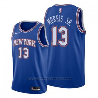 Maglia New York Knicks Marcus Morris Sr. #13 Statement Blu