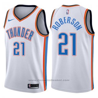 Maglia Oklahoma City Thunder Andre Roberson #21 Swingman Association 2017-18 Bianco