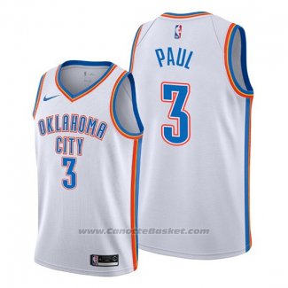 Maglia Oklahoma City Thunder Chris Paul #3 Association Bianco2