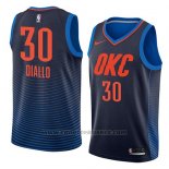 Maglia Oklahoma City Thunder Hamidou Diallo #30 Statement 2018 Blu