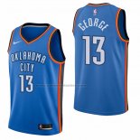 Maglia Oklahoma City Thunder Paul George NO 13 Icon Blu