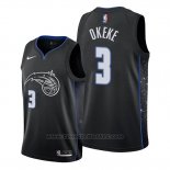 Maglia Orlando Magic Chuma Okeke #3 Citta 2019-20 Nero