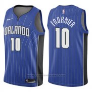 Maglia Orlando Magic Evan Fournier #10 Icon 2017-18 Blu