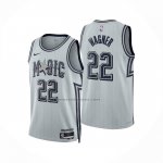 Maglia Orlando Magic Franz Wagner No 22 Citta 2024-25 Bianco